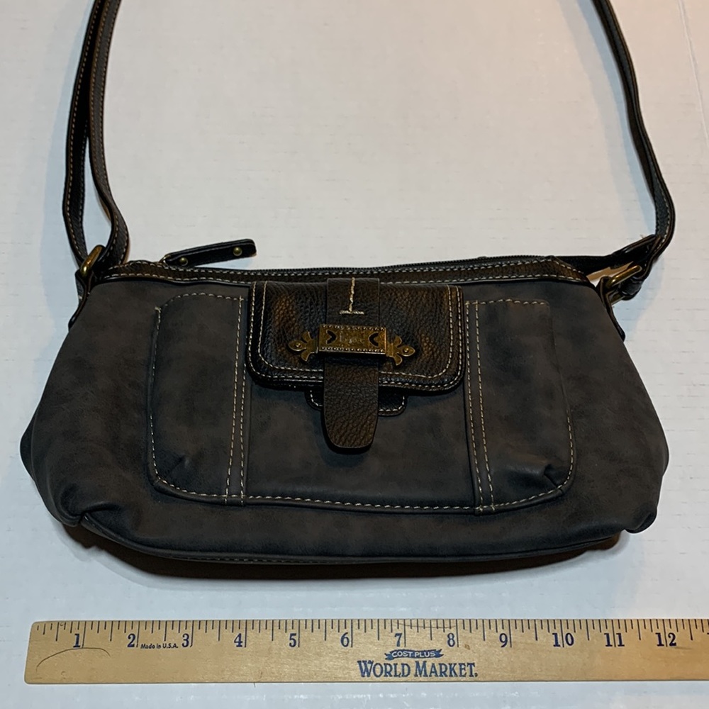 BOC Crossbody Purse Gray & Black - Picture 6 of 8